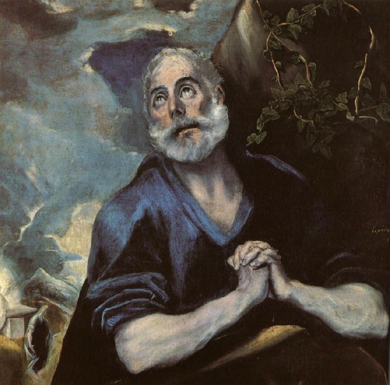 El Greco The Tears of St Peter of all the old masters oil painting image